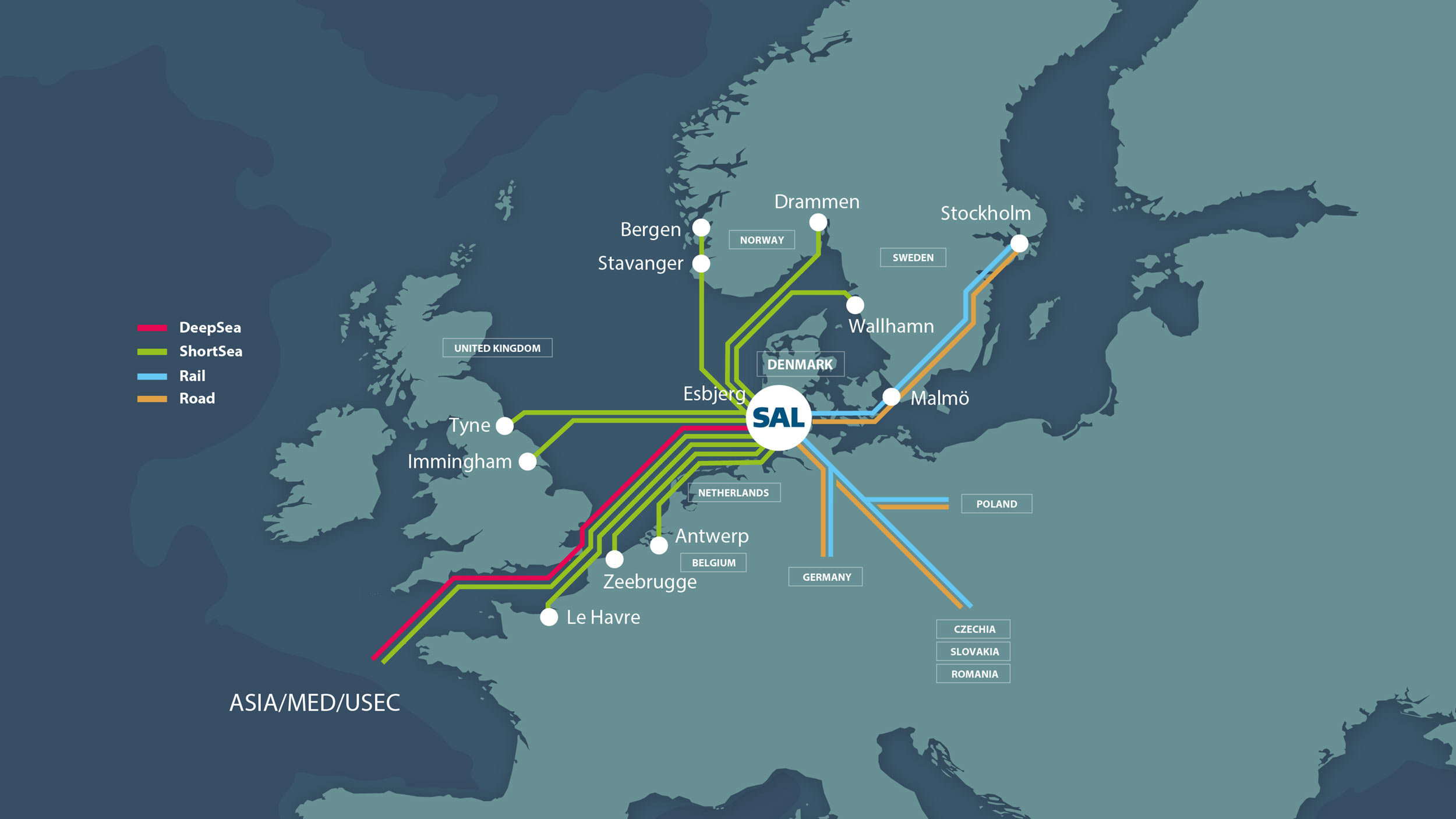 A Strategic Location In Northern Europe Map SAL